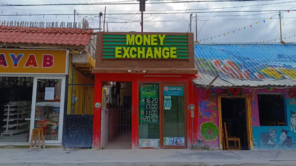 Money exchange Holbox