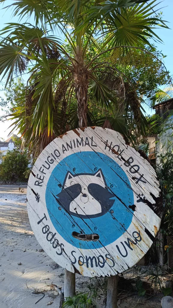 Refugio Animal Holbox Logo we are all one